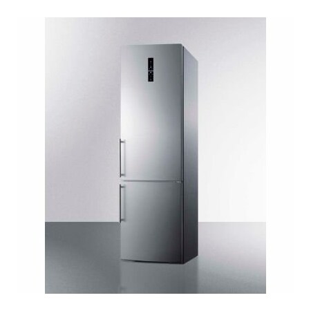 Summit Appliance Div. Frost-Free Refrigerator-Freezer, Platinum, 12.8 Cu. Ft. Capacity FFBF181ES
